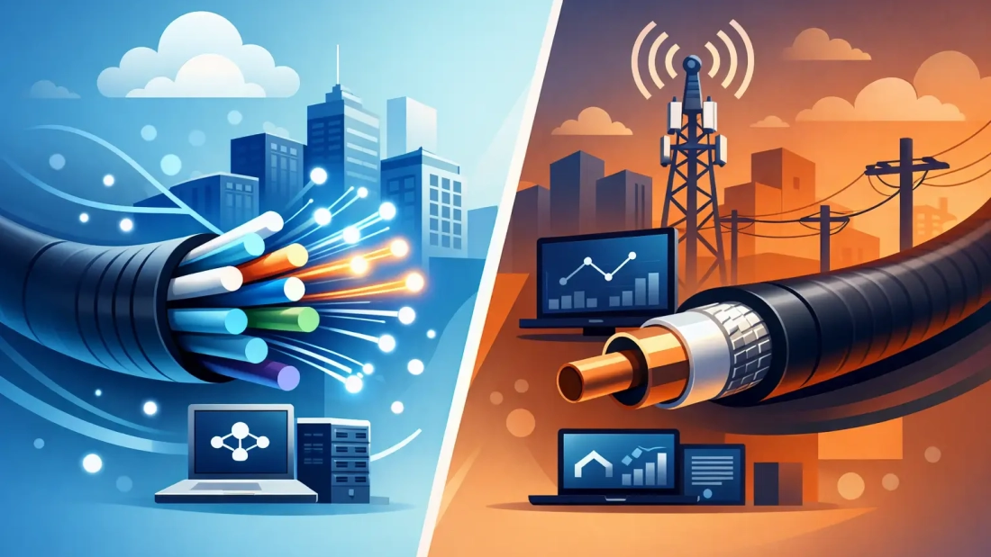 Fiber Internet vs Cable for Business
