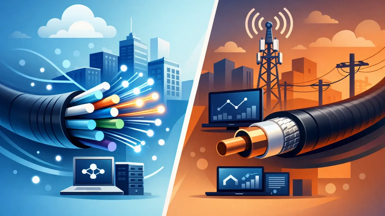 Fiber Internet vs Cable for Business