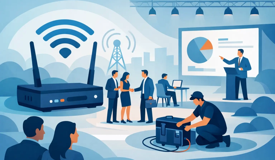 Temporary WiFi for Business Events That Performs
