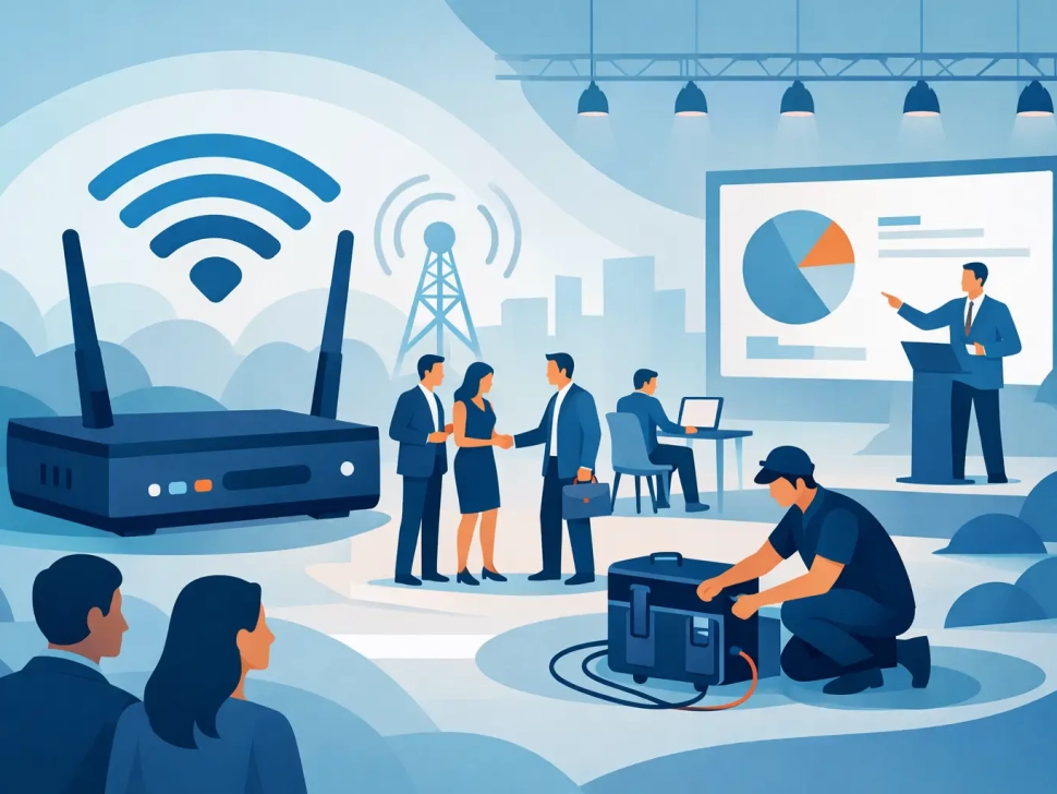 Temporary WiFi for Business Events That Performs