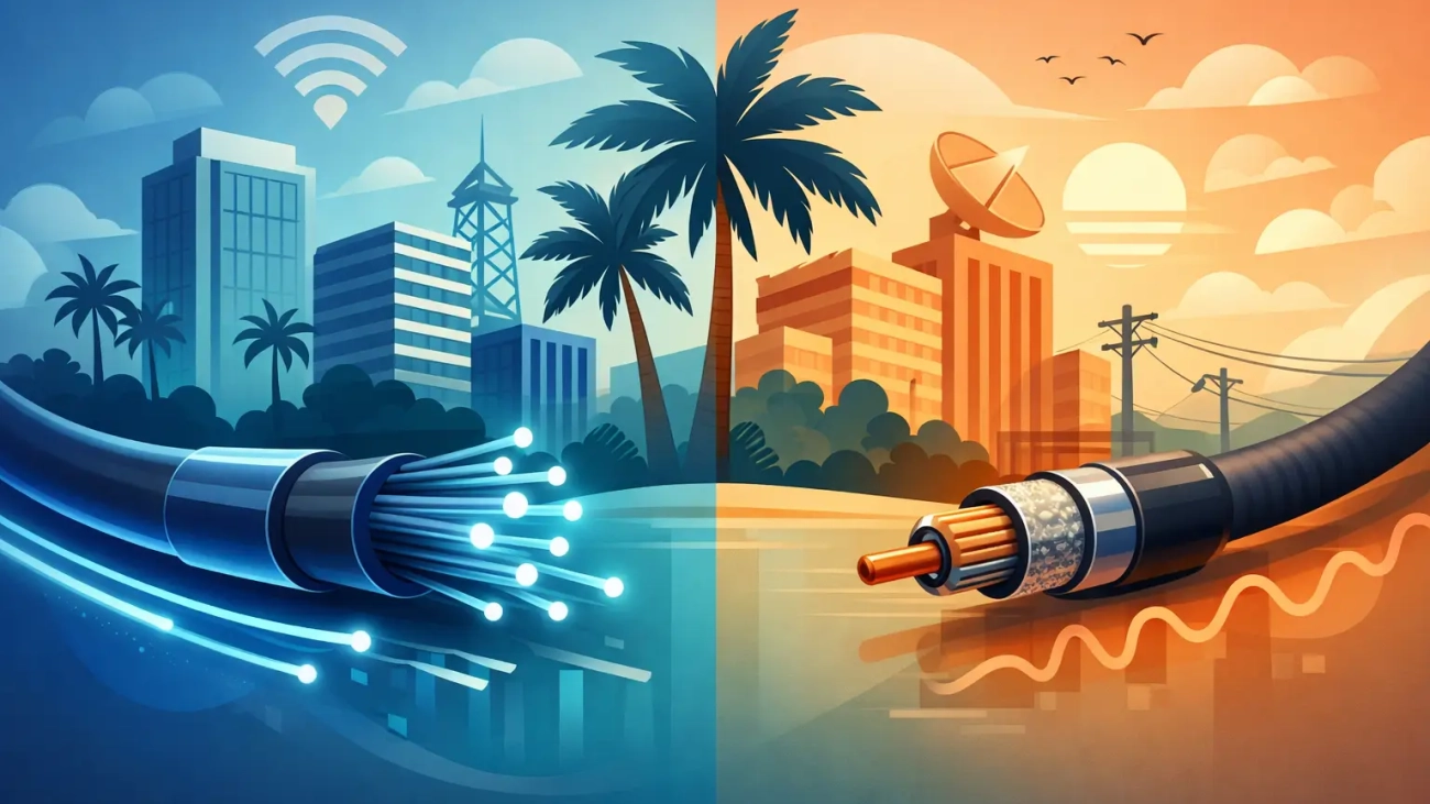 Fiber vs Cable Internet for South Florida Businesses