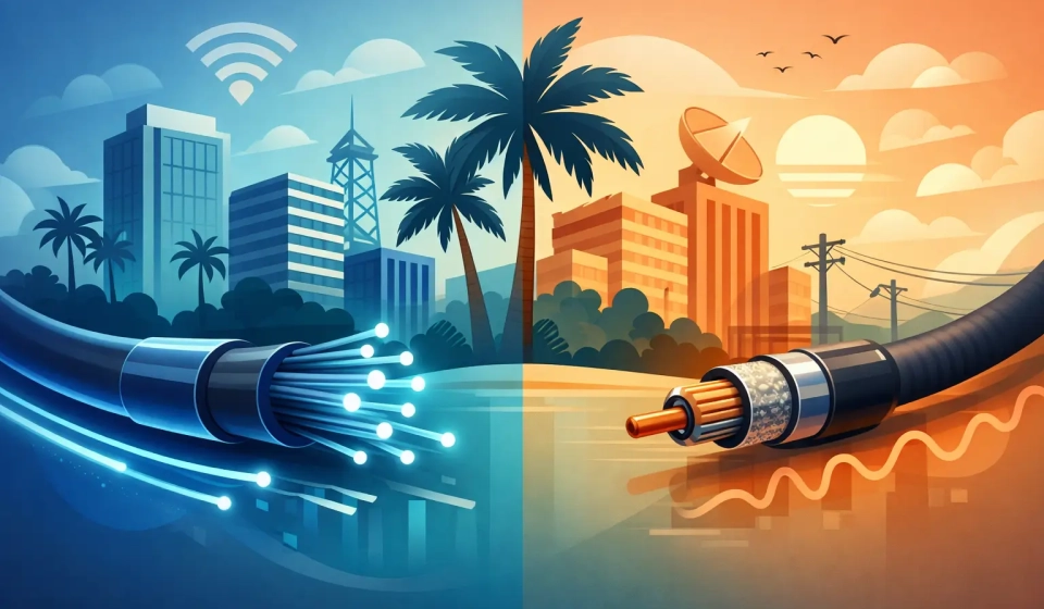 Fiber vs Cable Internet for South Florida Businesses